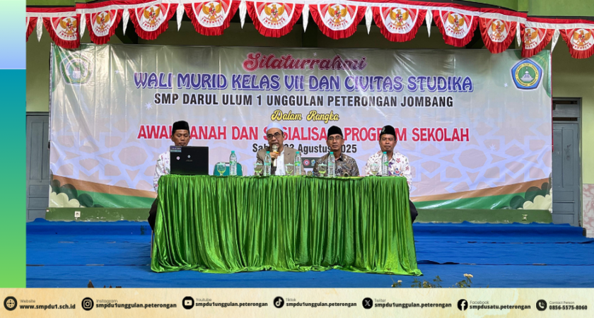 SMP Darul Ulum 1 Unggulan Peterongan Gelar Silaturrahmi dan Paparan Program Sekolah Bersama Wali Murid Kelas 7