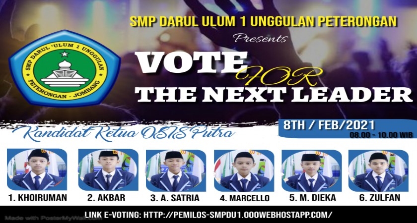 Belajar Demokrasi Melalui Pemilihan OSIS SMP Darul Ulum 1 Unggulan Peterongan