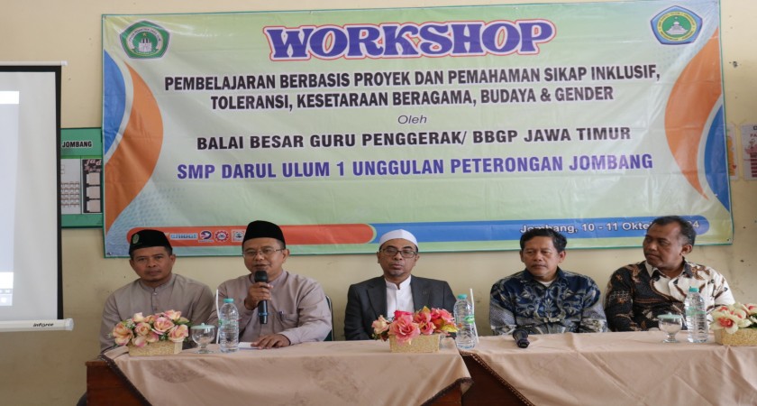 WORKSHOP PEMBELAJARAN BERBASIS PROYEK DAN PEMAHAMAN SIKAP INKLUSIF, TOLERANSI,  KESETARAAN BERAGAMA, BUDAYA & GENDER