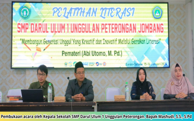 PELATIHAN LITERASI “Membangun Generasi Unggul yang Kreatif dan Inovatif Melalui Gerakan Literasi”
