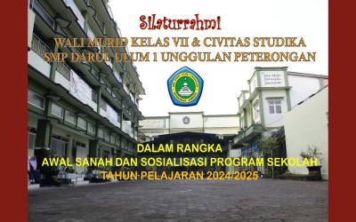 SILATURRAHMI WALI MURID KELAS VII & CIVITAS STUDIKA